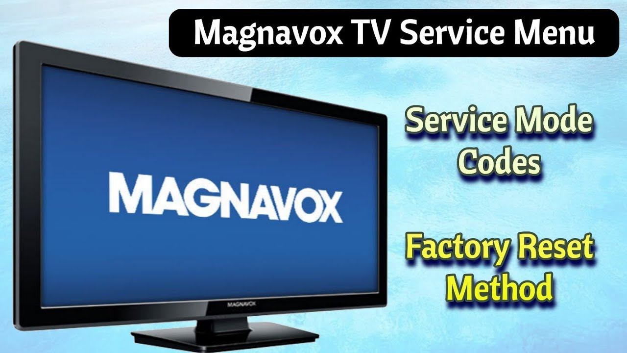 How To Access Magnavox TV Service Menu and Factory Reset Menu смотреть онлайн