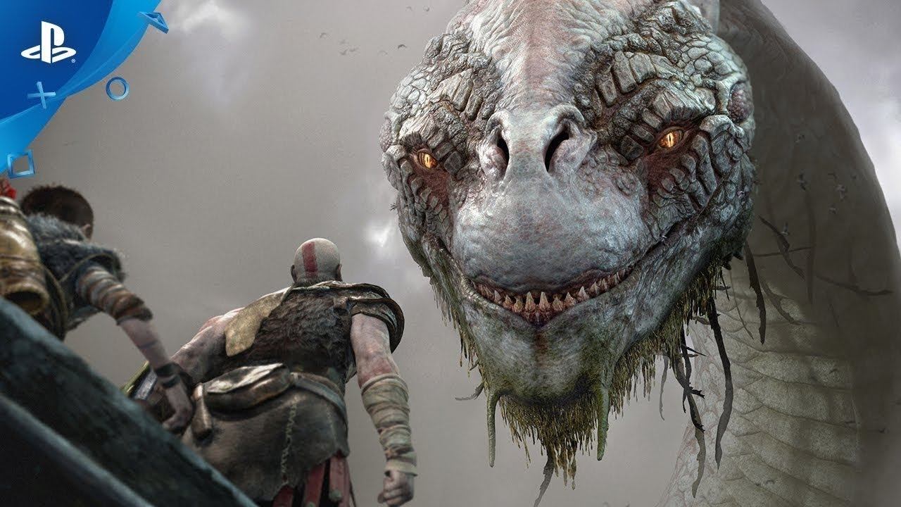 GOD OF WAR 4 (2018) #3:МИРОВОЙ ЗМЕЙ "ЙОРМУНГАНД" И ГНОМ-(Ps 4 Slim) смотреть онлайн