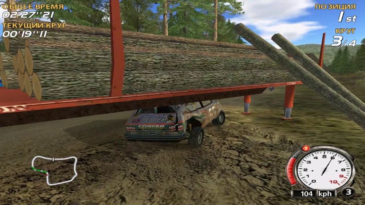 flatout 1 (2004) car Pepper track Woodland Havoc (no voice) смотреть онлайн
