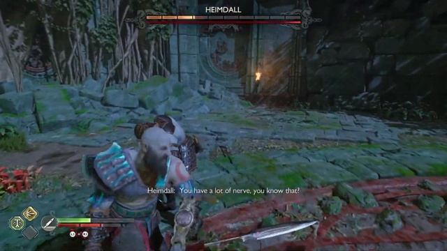 GOD OF WAR RAGNAROK-KRATOS VS. HEIMDALL BOSS FIGHT