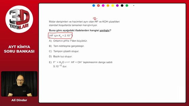 AYT Kimya Soru Bankası Tümevarım 05 Test 03 Soru Çözümleri смотреть онлайн