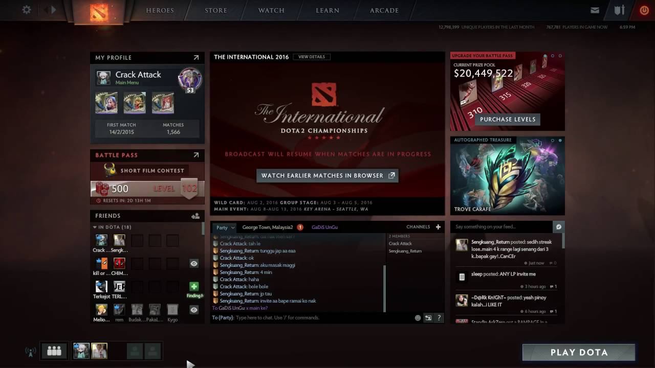 Dota 2 Classic Player смотреть онлайн