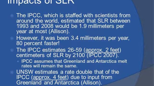 The Causes and Impacts of Sea-Level Rise смотреть онлайн