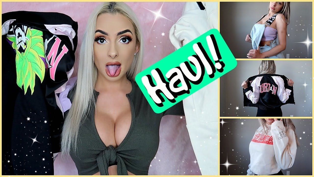 EVERYTHING I bought at the mall recently *Try On* смотреть онлайн