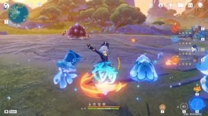 Genshin Impact ● Местная легенда Натлана: "Косихо" 2. Ленивая акула жрёт черепаху. 2-е достижение