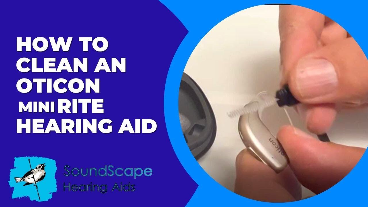 How to Clean an Oticon miniRITE (RIC) hearing aid смотреть онлайн