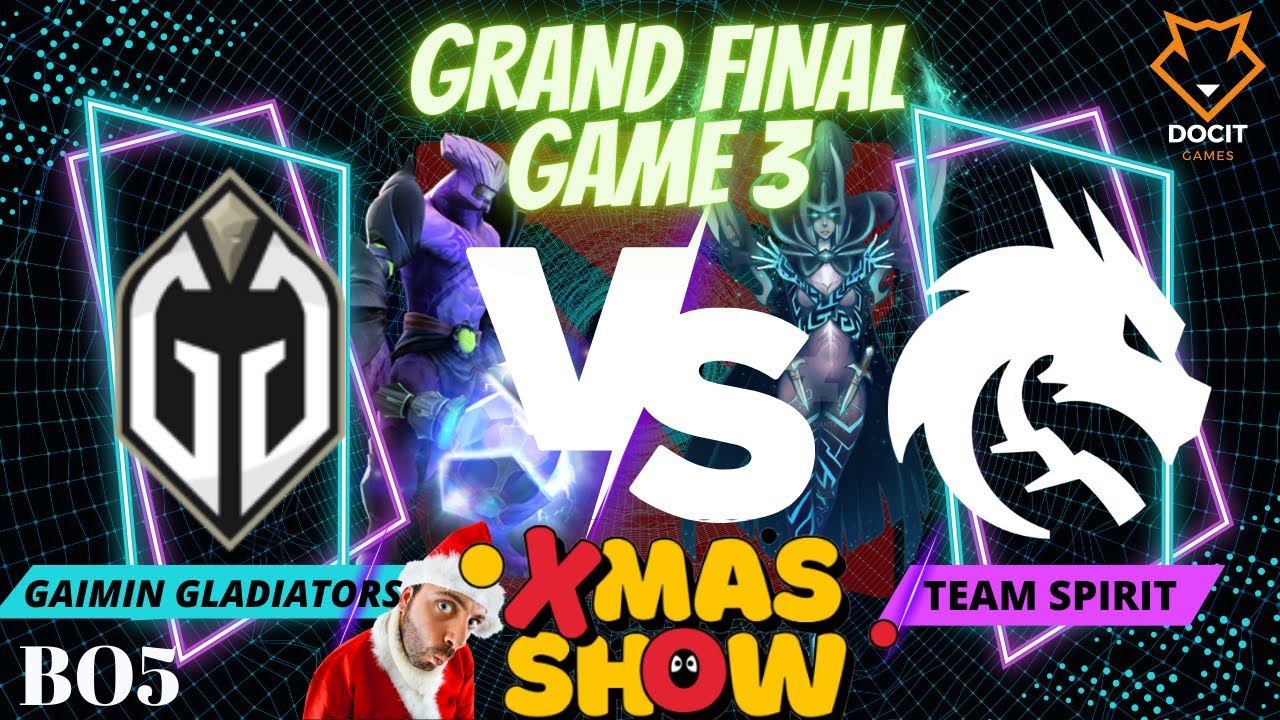 TEAM SPIRIT VS GAIMIN GLADIATORS | GRAND FINAL | GAME 03 | BETBOOM XMAS SHOW смотреть онлайн