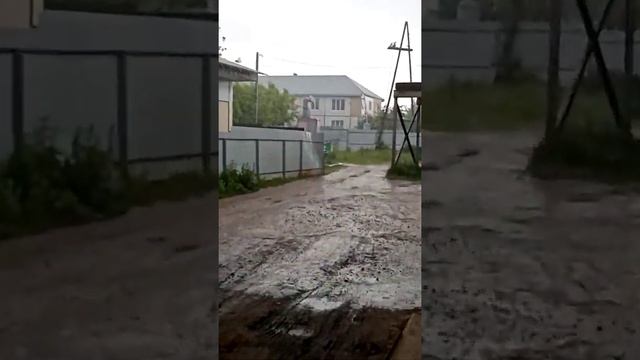 Град в Лаишево днем 6 июня 2020 года смотреть онлайн