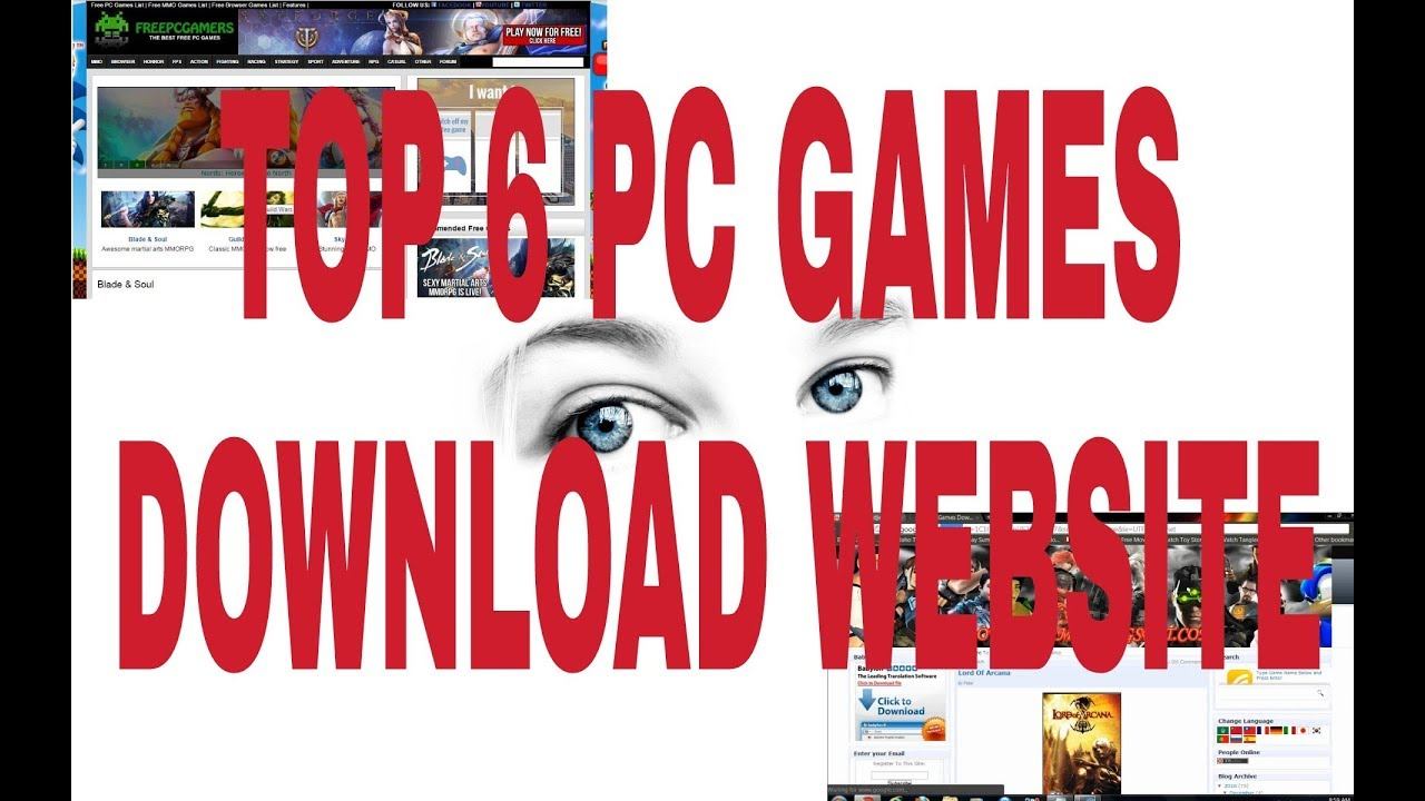 NEW TOP 6 3D PC GAMES DOWNLOAD SITES ! अब आसानी स डाउनलोड करे पीसी Games! смотреть онлайн