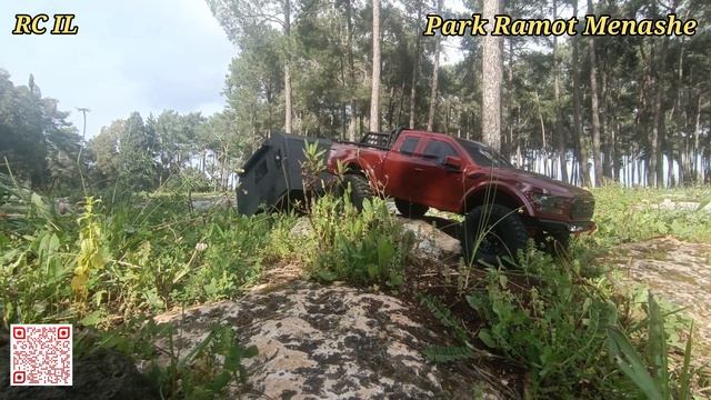 Ford Raptor F-150 And Trailer Camping 1/10