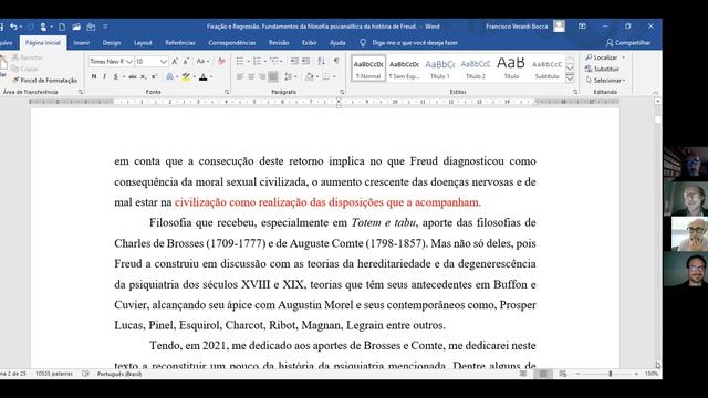 Seminário Francisco Verardi Bocca, em 22 03 2022 (primeiro encontro). смотреть онлайн