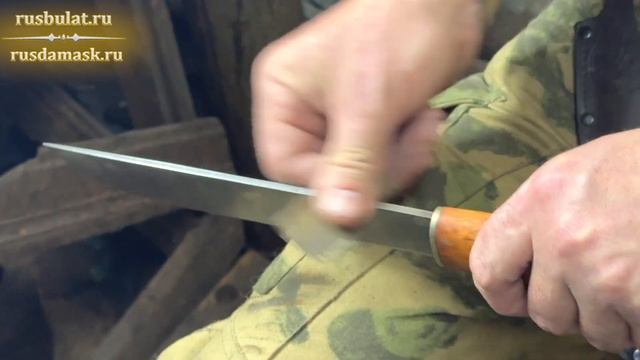 Как восстановить нож из дамасской стали? Что делать если дамаск заржавел? Как убрать ржавчину? смотреть онлайн