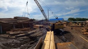 Зил-130 работает на пилораме! Возим пиломатериал!