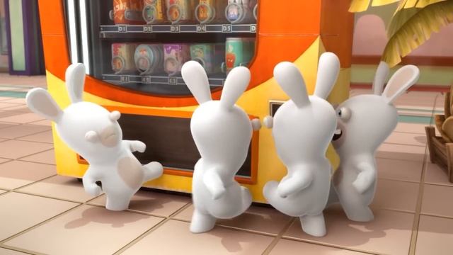 RABBIDS INVASION | 1H The Rabbids Face The Vacuum Cleaner | Cartoon For Kids