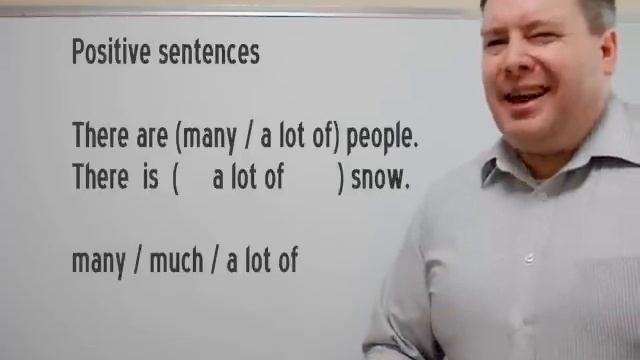 How to use "MANY", "MUCH" & "A LOT OF" [ ForB English Lesson ] смотреть онлайн