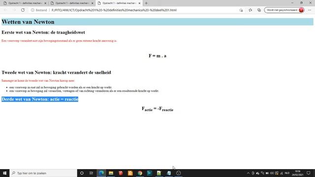 Les 4: Basis HTML - Wetten van Newton - style - text align смотреть онлайн