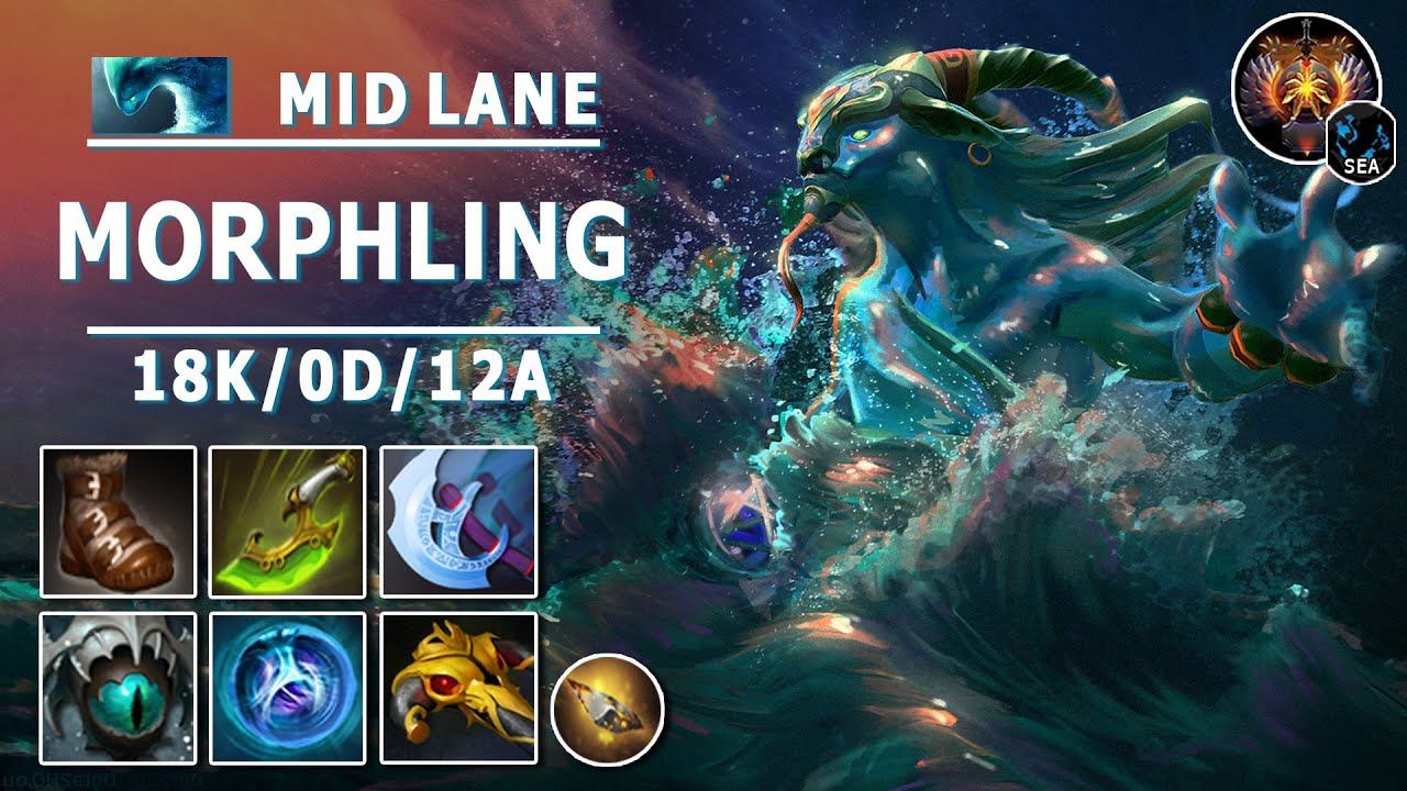 Morphling Mid Lane | 7.30e | Yowe Pro Morphling Play | Dota 2 Immortal Gameplay смотреть онлайн