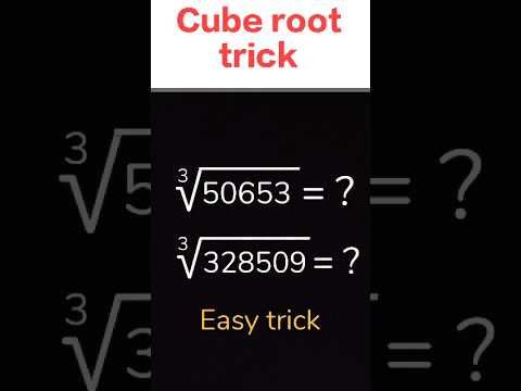 Cube root trick / Fun with Science & Maths смотреть онлайн