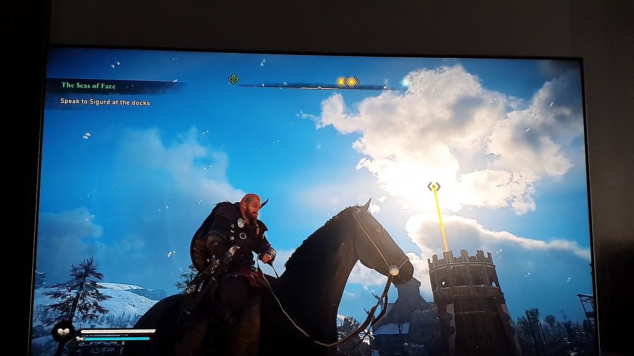 Sony XH95 (X950H) PS5 Assassin's Creed Valhalla gameplay смотреть онлайн