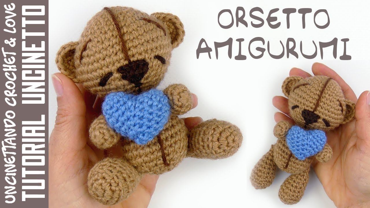 Tutorial Orsetto Amigurumi Con Zampe Che Si Muovono (sottotitoli In Spagnolo Ed Inglese)