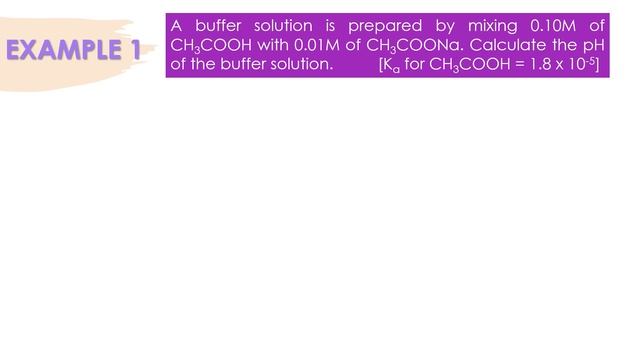 CALCULATION pH OF BUFFER SOLUTION: EXAMPLE 1 смотреть онлайн