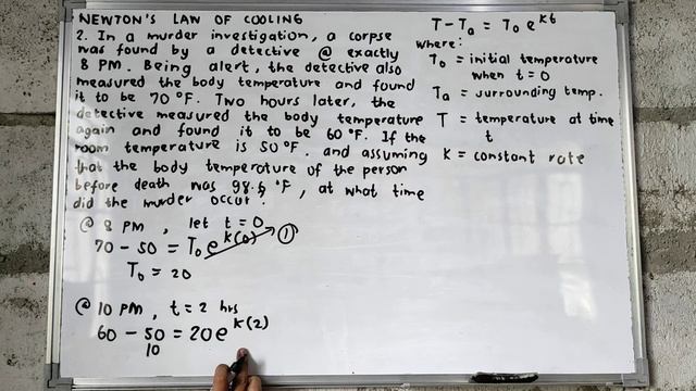 Newton's Law of Cooling Problem No.2 смотреть онлайн