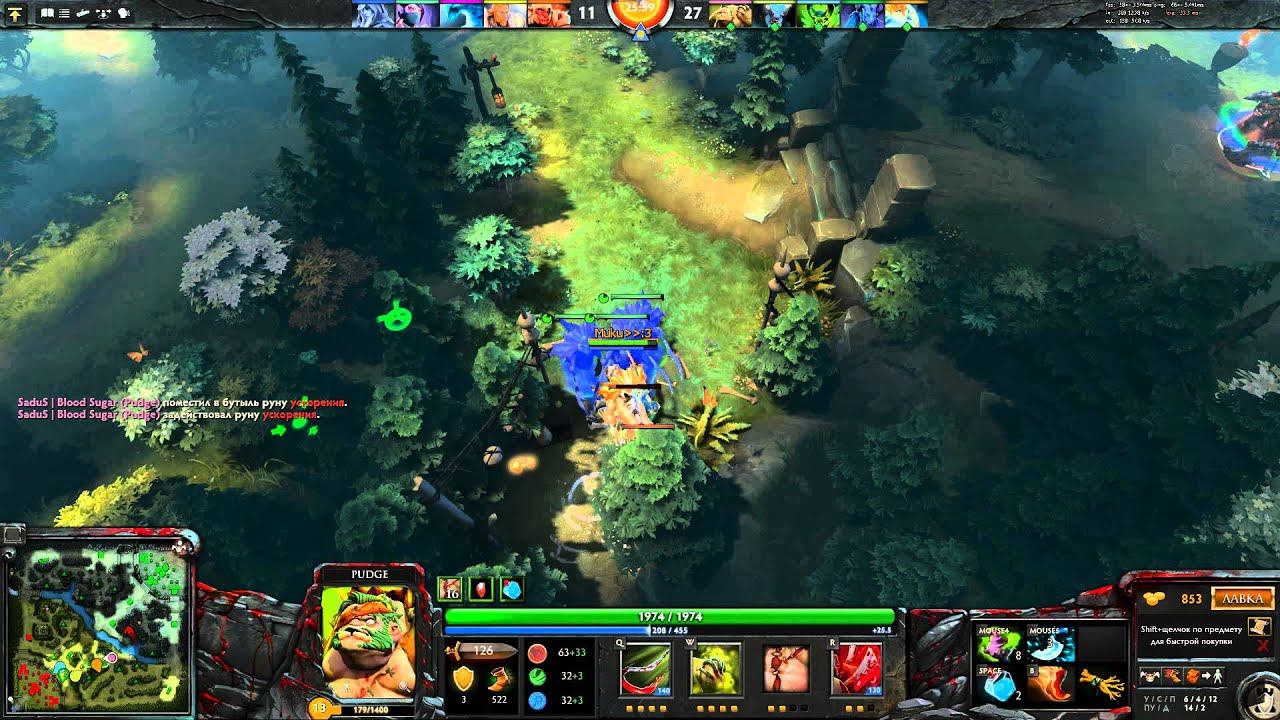 Pudge от школьника Dota 2 [full hd] смотреть онлайн