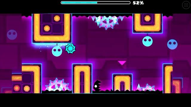 Как пройти Geometry dash Meltdown 3 уровень на 3вёзды смотреть онлайн