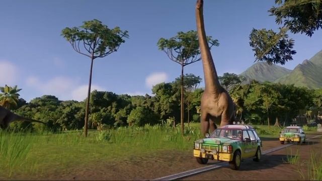 Jurassic Park Tour In Jurassic World Evolution 2 | 1993 Film Version
