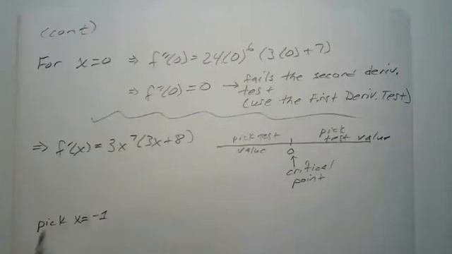 Second derivative test for local minimum and maximum - Calc 1 смотреть онлайн