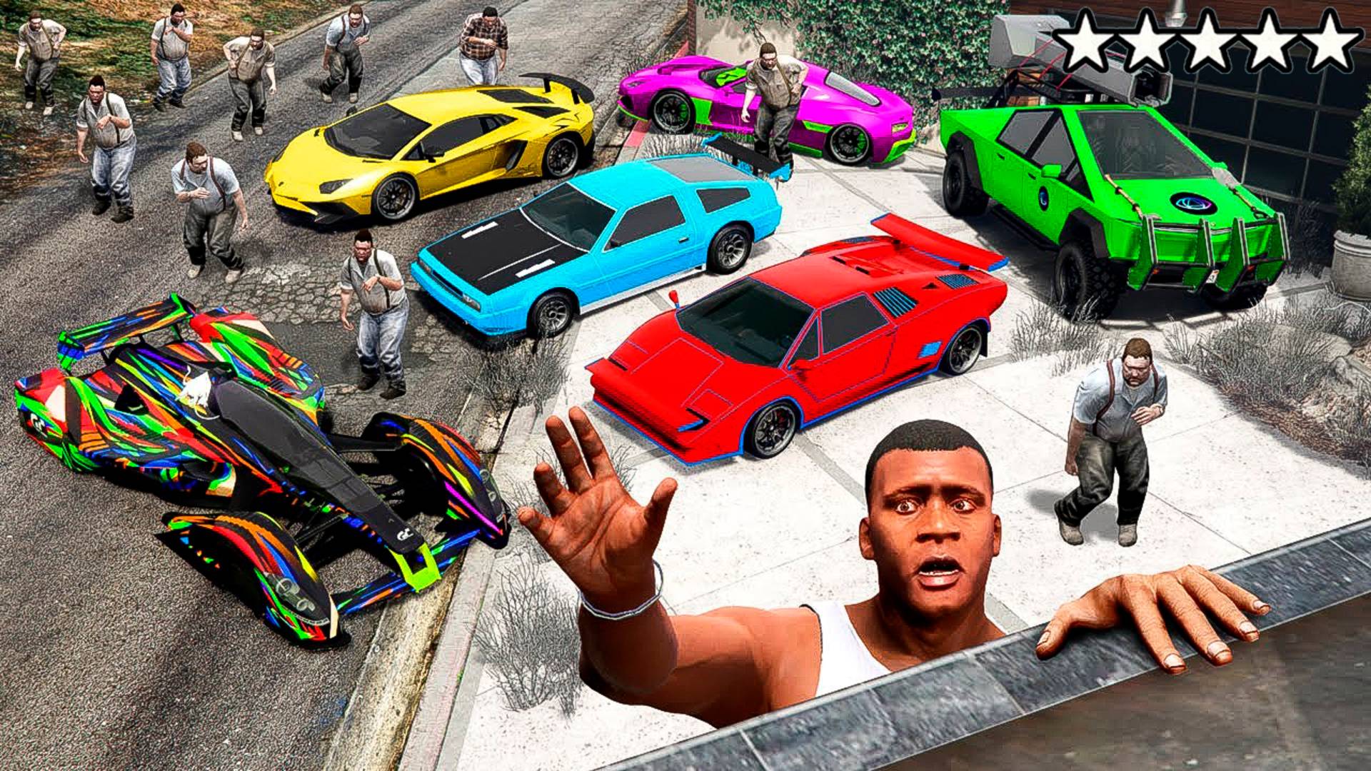 УГНАЛ 100 МАШИН ДЛЯ ЗОМБИ АПОКАЛИПСИСА В ГТА 5 МОДЫ! КОНЕЦ СВЕТА ОБЗОР МОДА GTA 5 ОНЛАЙН МОД смотреть онлайн