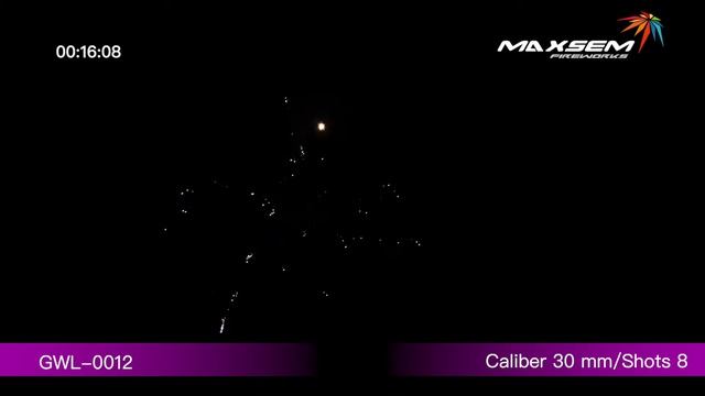 Римская свеча GWL-0012A, ROMAN CANDLE 1,2", 8 залпов смотреть онлайн