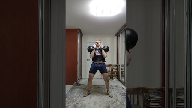 Комплекс повышенной сложности "ПАЦАНЫ" с гирями по 28 кг. Время выполнения: 2' мин. 34" сек. смотреть онлайн