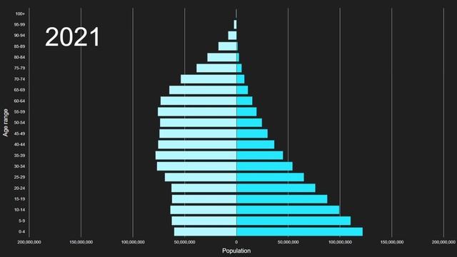 EUROPE AND NORTHERN AMERICA vs Low income countries Population Pyramid 1950 to 2100 смотреть онлайн