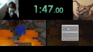 Спидран по Майнкрафу РЕВАНШ ШЛЁПА ПРОТИВ АНОНИМУСА!