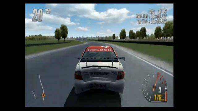TOCA Race Driver 2-V8 SUPERCAR SEASON/HOLDEN COMMODORE VX/RACE 3 PHILLIP ISLAND/GAMEPLAY PS2 смотреть онлайн