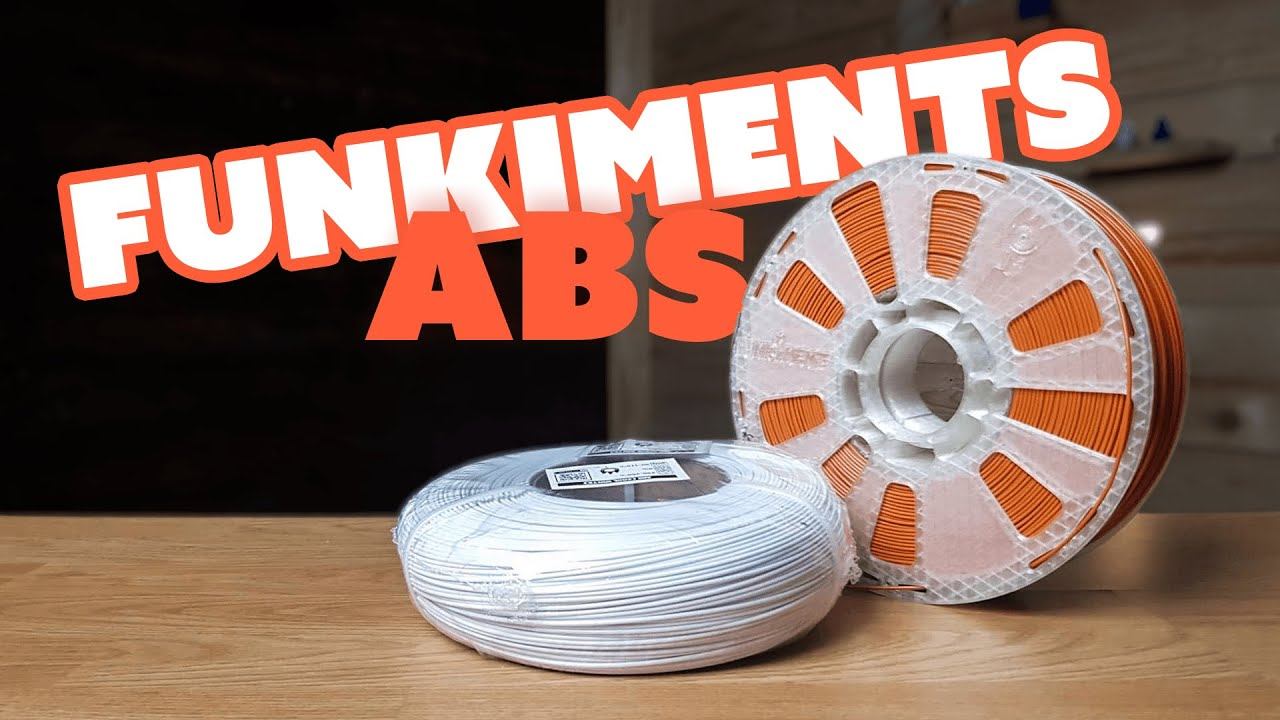 Funkiments ABS Filament - low price but is it good enough? смотреть онлайн