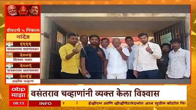 Nanded Lok Sabha : नांदेडमध्ये काँग्रेसचं विजयाचा गुलाल उधळणार- वसंतराव चव्हाण : ABP Majha смотреть онлайн