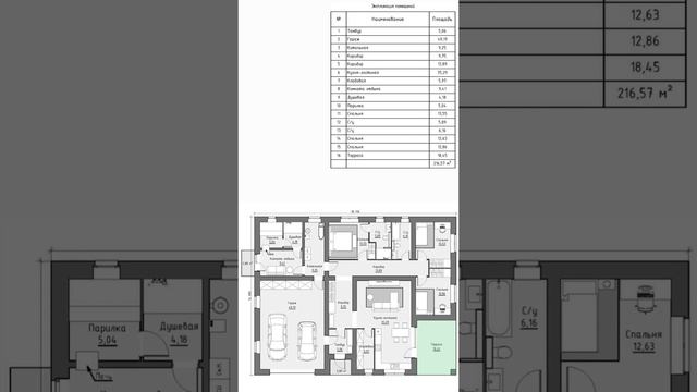 Вместительный дом в современном стиле смотреть онлайн