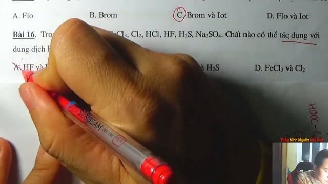 [ Hóa Học 10 ] - Kiểm Tra Halogen || Minh Myelin смотреть онлайн