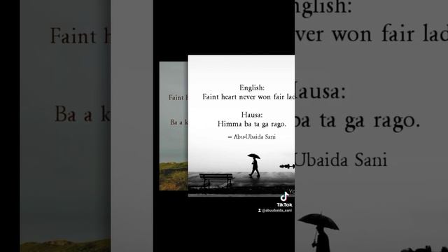 English Proverbs and their Hausa Equivalents (Video Slides 10) смотреть онлайн