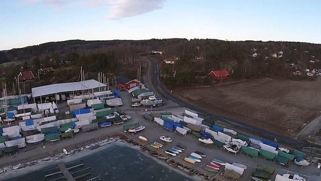 Sonskilen in January areal view. - P2V+ v3 смотреть онлайн