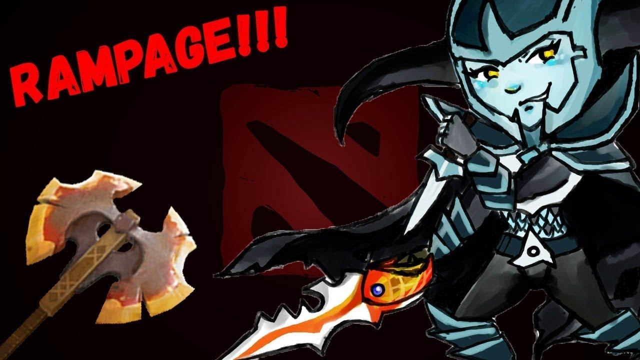 Монтаж dota 2 - phantom assasin / Rampage / Мортра спиннер / смотреть онлайн