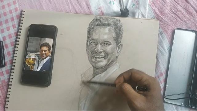 Sachin Drawing Live 3| Detailing смотреть онлайн