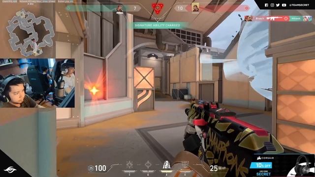 Secret Vash is CHEATING?! | Team Secret Valorant Highlights смотреть онлайн