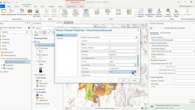 ArcGIS Pro: Create Mosaic Dataset and Mask with Thematic Rasters смотреть онлайн