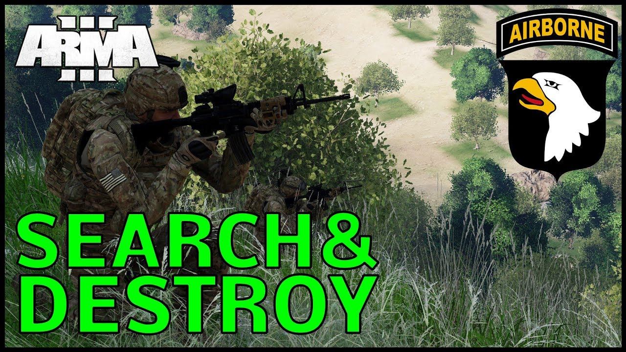 Arma 3 - Search & Destroy ► 101st.AD Coop Mission смотреть онлайн
