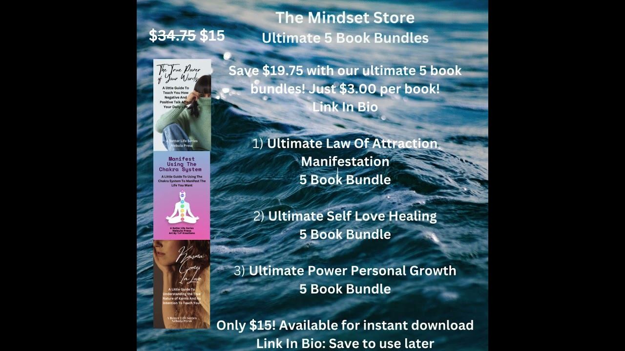 Ultimate Book Bundles #mindfulness #motivation #affrimations #mindset #loa #love #lawofattraction смотреть онлайн