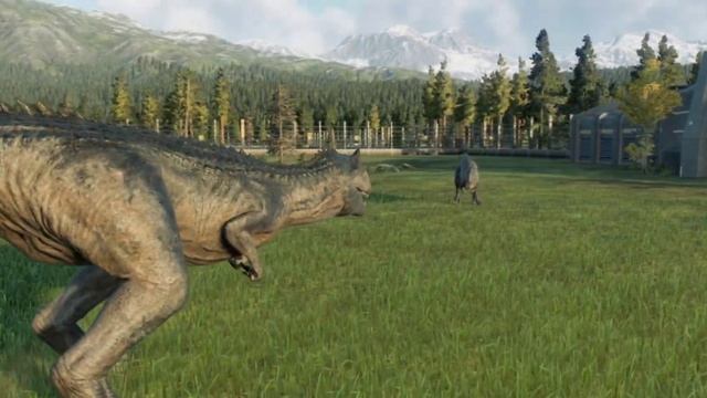 Allosaurus vs Majungasaurus - Jurassic World Evolution 2 смотреть онлайн