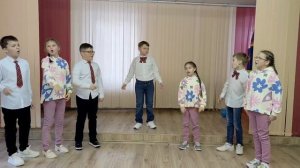 Литературная зарисовка на стихотворение "Врун", автор Д.Хармс, группа чтецов